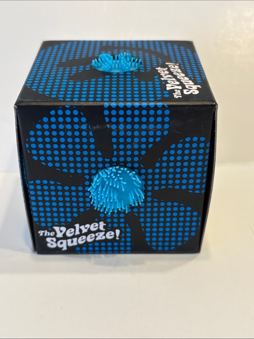 Schylling Needoh Fuzz Ball Wonder Waves Blue Sensory Squishy - Picture 4 of 8